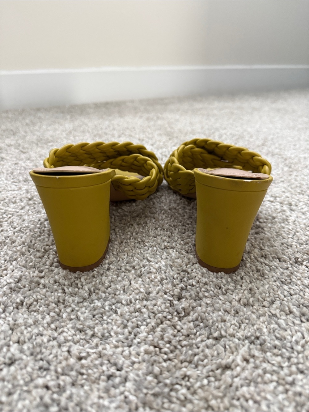 Anne Klein Braided Slide Mules in yellow - Picture 4 of 4